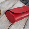 Etui na okulary piórnik pokrowiec skórzany Paolo Peruzzi T-83-RD