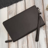 Saszetka męska skórzana do ręki elegancka brązowa Paolo Peruzzi AL-26-BR