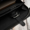 Saszetka męska skórzana do ręki elegancka czarna Paolo Peruzzi AL-26-BL