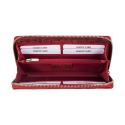 MODNY DAMSKI PORTFEL PAOLO PERUZZI W KWIATY T-08-RD