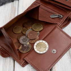 Portfel męski skórzany koniakowy RFID na prezent Paolo Peruzzi AL-16-CG