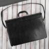 Aktówka męska skórzana do ręki i na ramię elegancka czarna Paolo Peruzzi S-42-BL