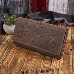 Zestaw prezentowy ZUP-37-BR portfel damski skórzany T-05 etui T-51