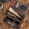 Zestaw prezentowy ZUP-37-BR portfel damski skórzany T-05 etui T-51