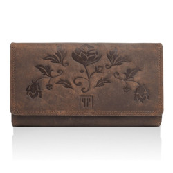 Zestaw prezentowy ZUP-37-BR portfel damski skórzany T-05 etui T-51