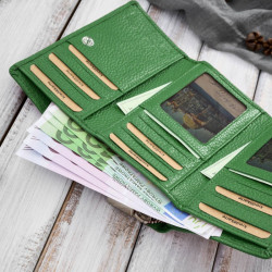 Zestaw prezentowy dla niej portfel damski skórzany T-138 i etui na karty T-151 Paolo Peruzzi ZUP-145-GR