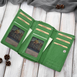 Zestaw prezentowy dla niej portfel damski skórzany T-138 i etui na karty T-151 Paolo Peruzzi ZUP-145-GR