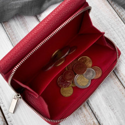 Zestaw prezentowy dla niej portfel damski skórzany T-138 i etui na karty T-151 Paolo Peruzzi ZUP-145-RD