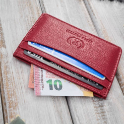 Zestaw prezentowy dla niej portfel damski skórzany T-138 i etui na karty T-151 Paolo Peruzzi ZUP-145-RD