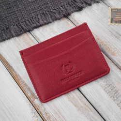 Zestaw prezentowy dla niej portfel damski w kwiaty T-45 i skórzane etui na karty T-151 Paolo Peruzzi ZUP-144-RD