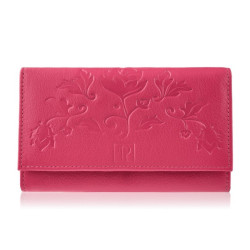 Zestaw prezentowy dla niej portfel damski w kwiaty T-45 i skórzane etui na karty T-151 Paolo Peruzzi ZUP-144-PI