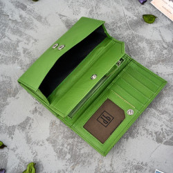 Zestaw prezentowy dla niej portfel damski w kwiaty T-45 i skórzane etui na karty T-151 Paolo Peruzzi ZUP-144-GR