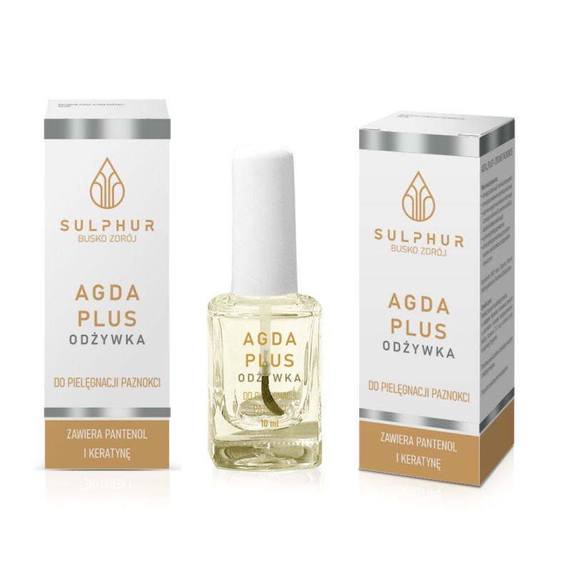 AGDA PLUS ODŻYWKA 10 ML DO PAZNOKCI