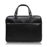 Męska torba skórzana na dokumenty czarna Paolo Peruzzi T-145-BL