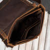 Męska brązowa torba na ramie ze skóry naturalnej vintage Paolo Peruzzi T-147-HBR