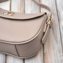 Torebka damska ze skóry syntetycznej beżowa na ramię SP-21-BG