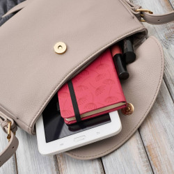 Torebka damska ze skóry syntetycznej beżowa na ramię SP-21-BG