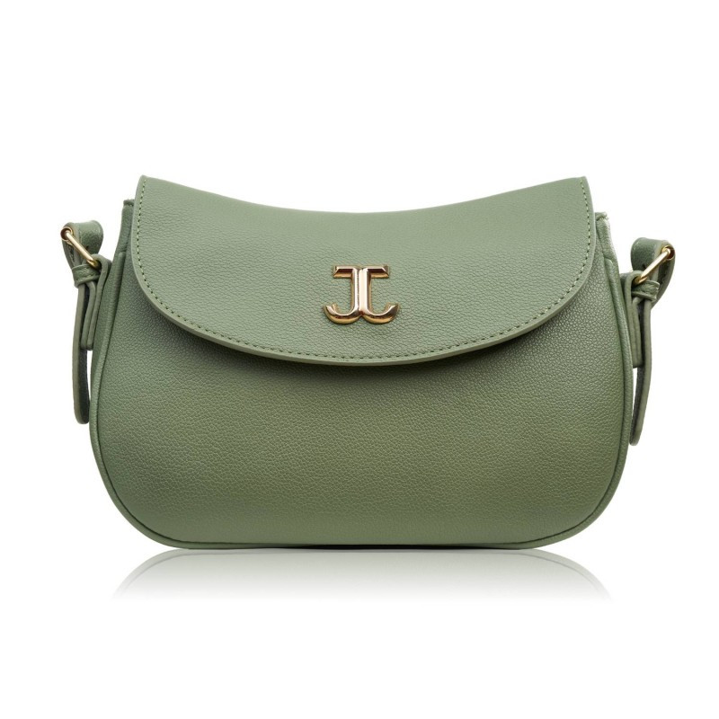 Torebka damska ze skóry syntetycznej zielona na ramię SP-21-GRE