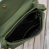 Torebka damska ze skóry syntetycznej zielona na ramię SP-21-GRE