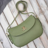 Torebka damska ze skóry syntetycznej zielona na ramię SP-21-GRE