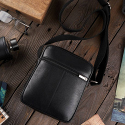 Torba męska skórzana saszetka na ramię Paolo Peruzzi T-74-BL