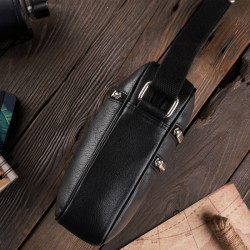 Torba męska skórzana saszetka na ramię Paolo Peruzzi T-74-BL