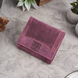 Vintage skórzany portfel damski Paolo Peruzzi T-70-CHR