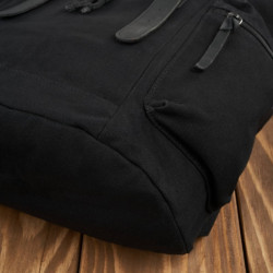 Zestaw męski ZUP-21-BL plecak vintage T-19-BL oraz portfel skórzany T-03-BL