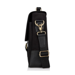 Zestaw Paolo Peruzzi: portfel męski T-03+torba męska T-07 ZUP-07-BL