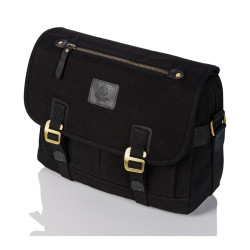 Zestaw męski torba męska na ramię vintage T-17 portfel męski T-03 Paolo Peruzzi ZUP-18-BL