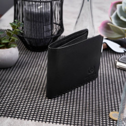 Czarny skórzany portfel męski RFID Paolo Peruzzi T-47-BL