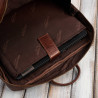 Plecak męski skórzany vintage na laptopa miejski brązowy Paolo Peruzzi IM-07-CG