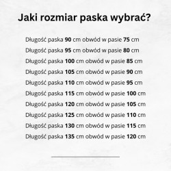 Pasek męski 125 cm pasek męski parciany khaki Paolo Peruzzi PW-27-125