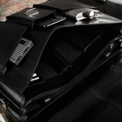 Skórzana teczka męska Paolo Peruzzi T-80-BL