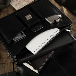 Skórzana teczka męska Paolo Peruzzi T-80-BL