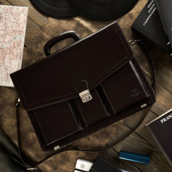 Teczka męska ze skóry naturalnej Paolo Peruzzi T-80-BR