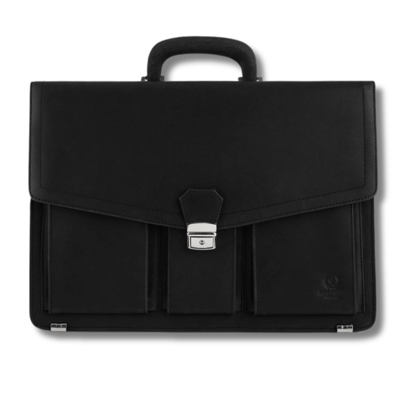 Teczka męska ze skóry naturalnej vintage Paolo Peruzzi T-80-HBL