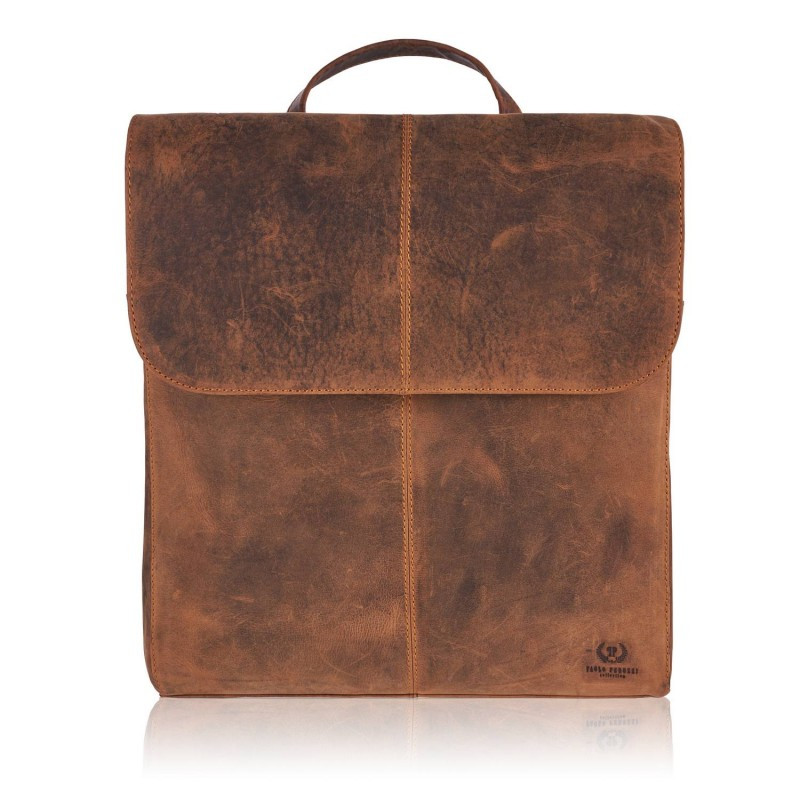 Plecak damski skórzany modny miejski duży Paolo Peruzzi T-72-HBR