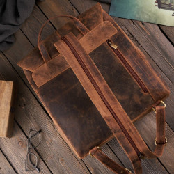 Plecak damski skórzany modny miejski duży Paolo Peruzzi T-72-HBR