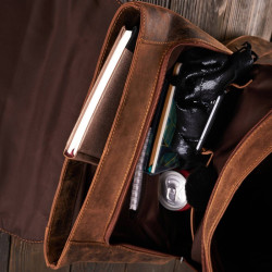 Plecak damski skórzany modny miejski duży Paolo Peruzzi T-72-HBR