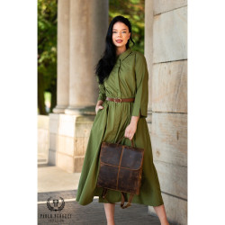 Plecak damski skórzany modny miejski duży Paolo Peruzzi T-72-HBR