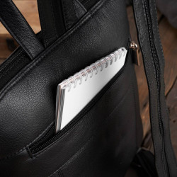 Plecak damski skórzany modny miejski mały Paolo Peruzzi T-73-BL