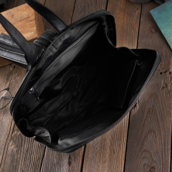 Plecak damski skórzany modny miejski mały Paolo Peruzzi T-73-BL