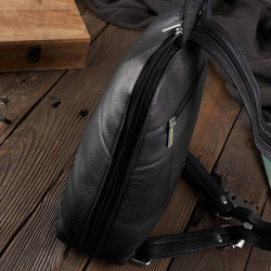 Plecak damski skórzany modny miejski mały Paolo Peruzzi T-73-BL