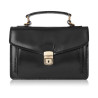 Klasyczna skórzana torebka damska czarna Paolo Peruzzi N07-BL