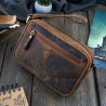 Skórzana saszetka męska do ręki vintage Paolo Peruzzi T-56-HBR