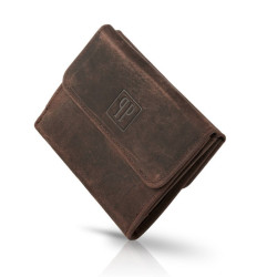 Damska portmonetka brązowa Paolo Peruzzi T-11-BR