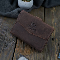 Portfel damski skórzany vintage RFID Paolo Peruzzi T-35-BR