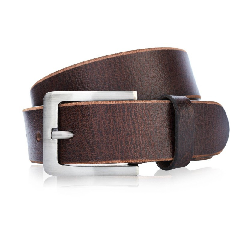 Brązowy pasek męski skórzany vintage 100 cm Paolo Peruzzi 05Z02100