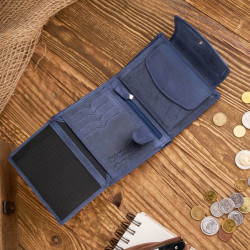 Elegancki skórzany portfel damski RFID Paolo Peruzzi T-12-DB